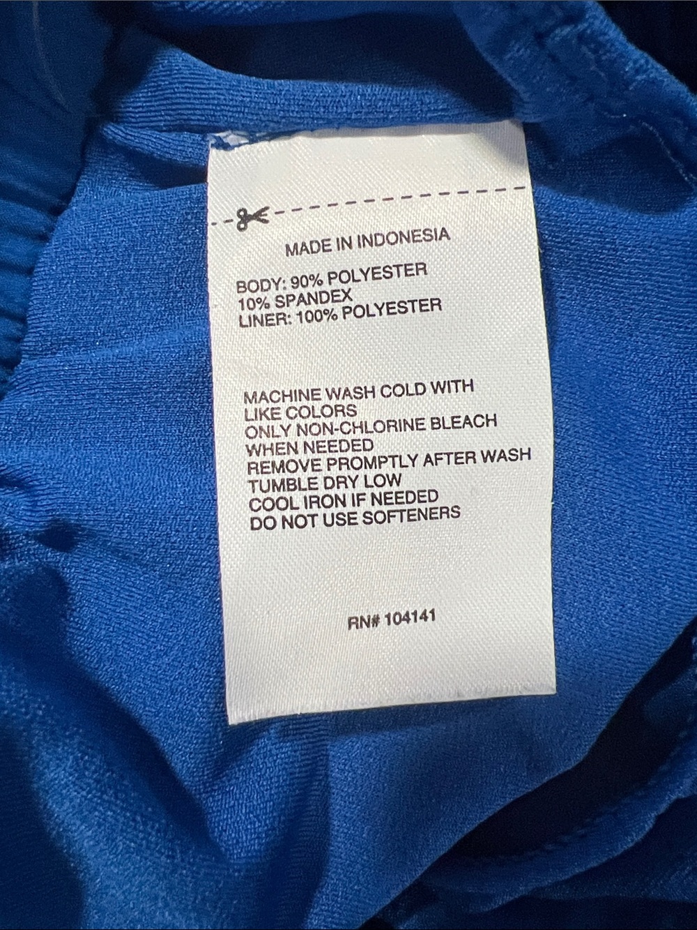 DSG Women's Athletic Shorts in Bright Blue - Picture 4 of 4